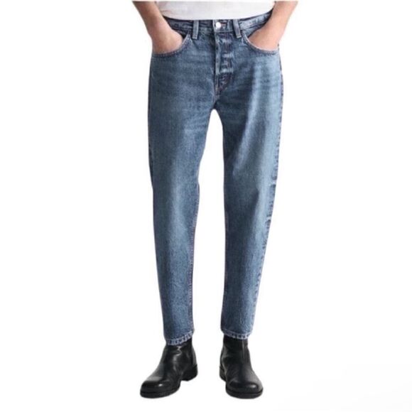 Zara 1985 The Crop Mens Blue Jeans(Size 36) - Picture 1 of 8